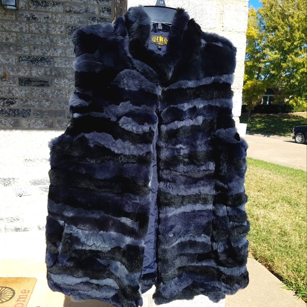 Metric Knits Fur Vest
